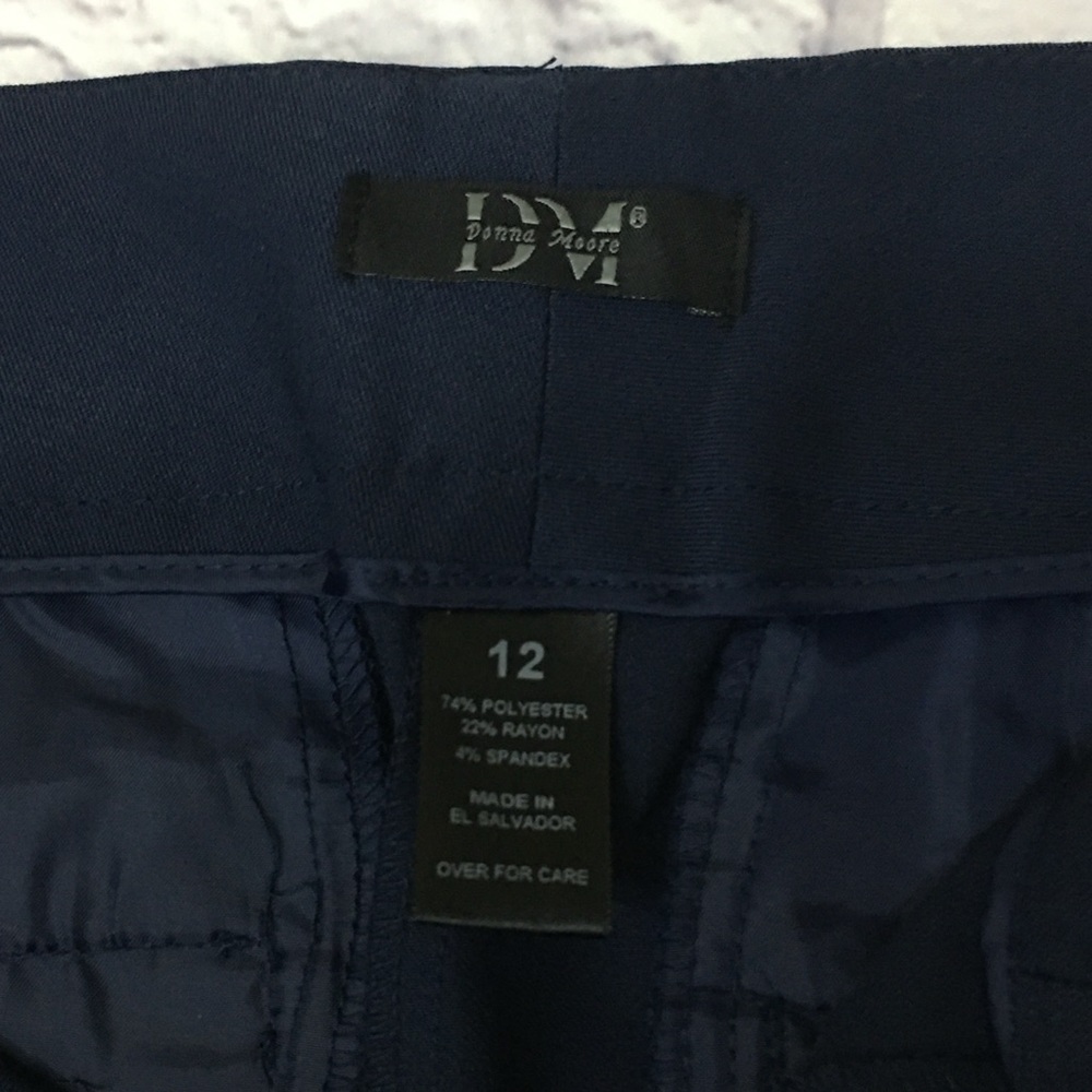 Donna Moore Navy Blue Pants - Women’s 12 - NWT - Picture 12 of 14